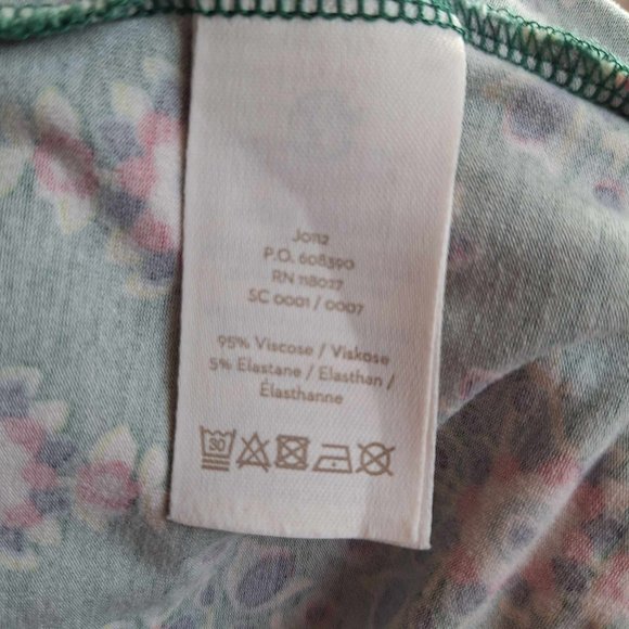 Boden Womens Miriam Jersey Tunic Dress Green Floral Size 6 - Picture 6 of 7